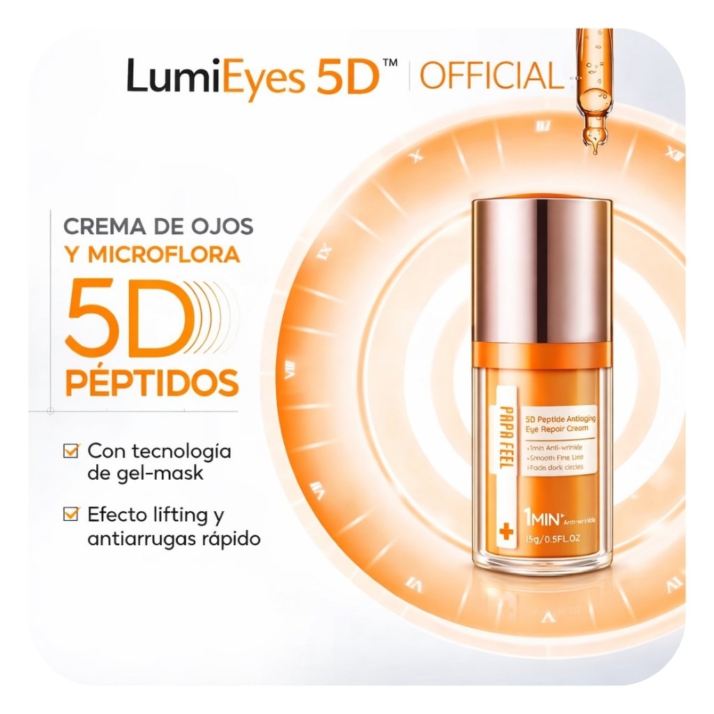 LumiEyes 5D™️ 👁 ✨Difumina ojeras y líneas de expresión en solo 1 minuto ⏱