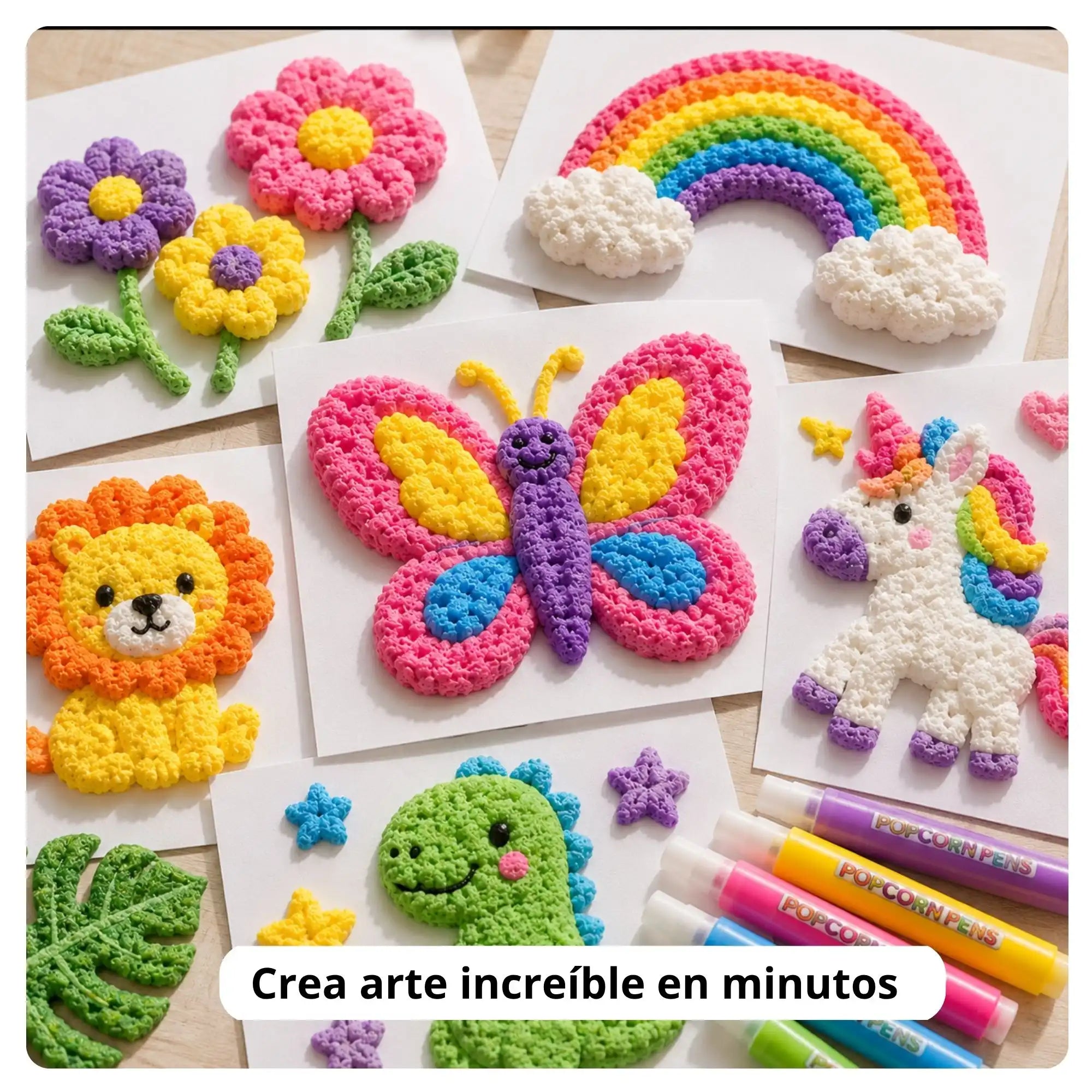 Plumones esponjosos 3D® 🎨 Dale vida y volumen a tus creaciones✨