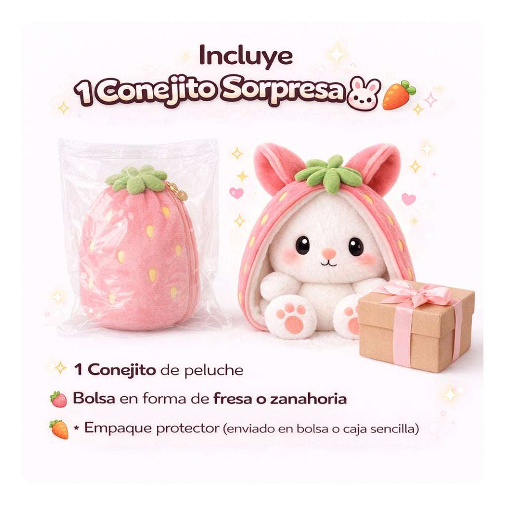 Conejito sorpresa frutal™️ 🐰 Ternura + sorpresa = regalo perfecto ✨