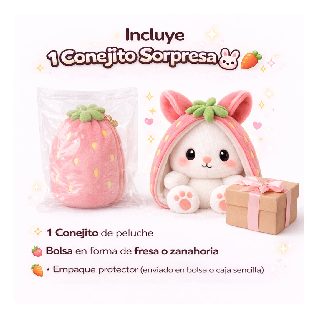 Conejito sorpresa frutal™️ 🐰 Ternura + sorpresa = regalo perfecto ✨