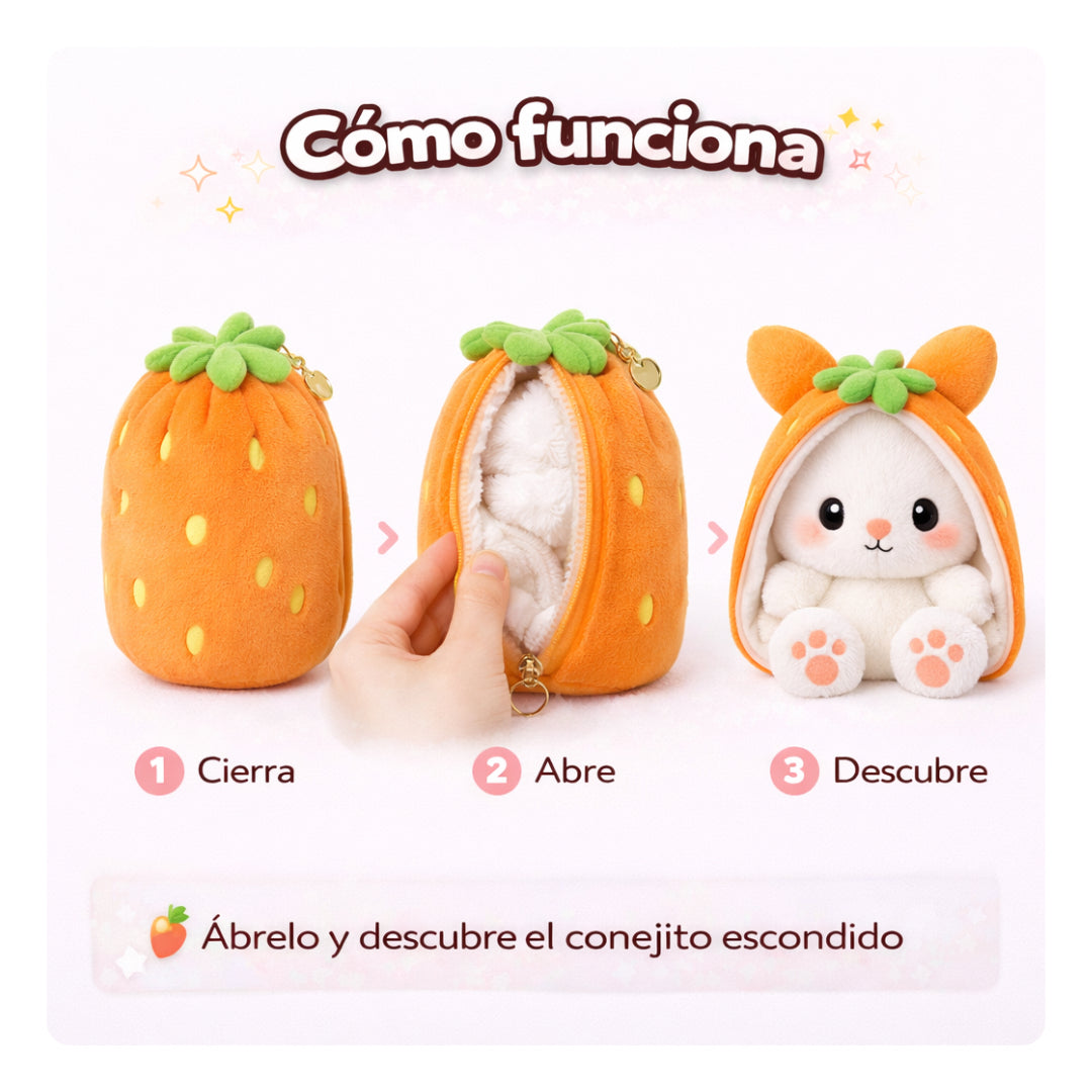 Conejito sorpresa frutal™️ 🐰 Ternura + sorpresa = regalo perfecto ✨
