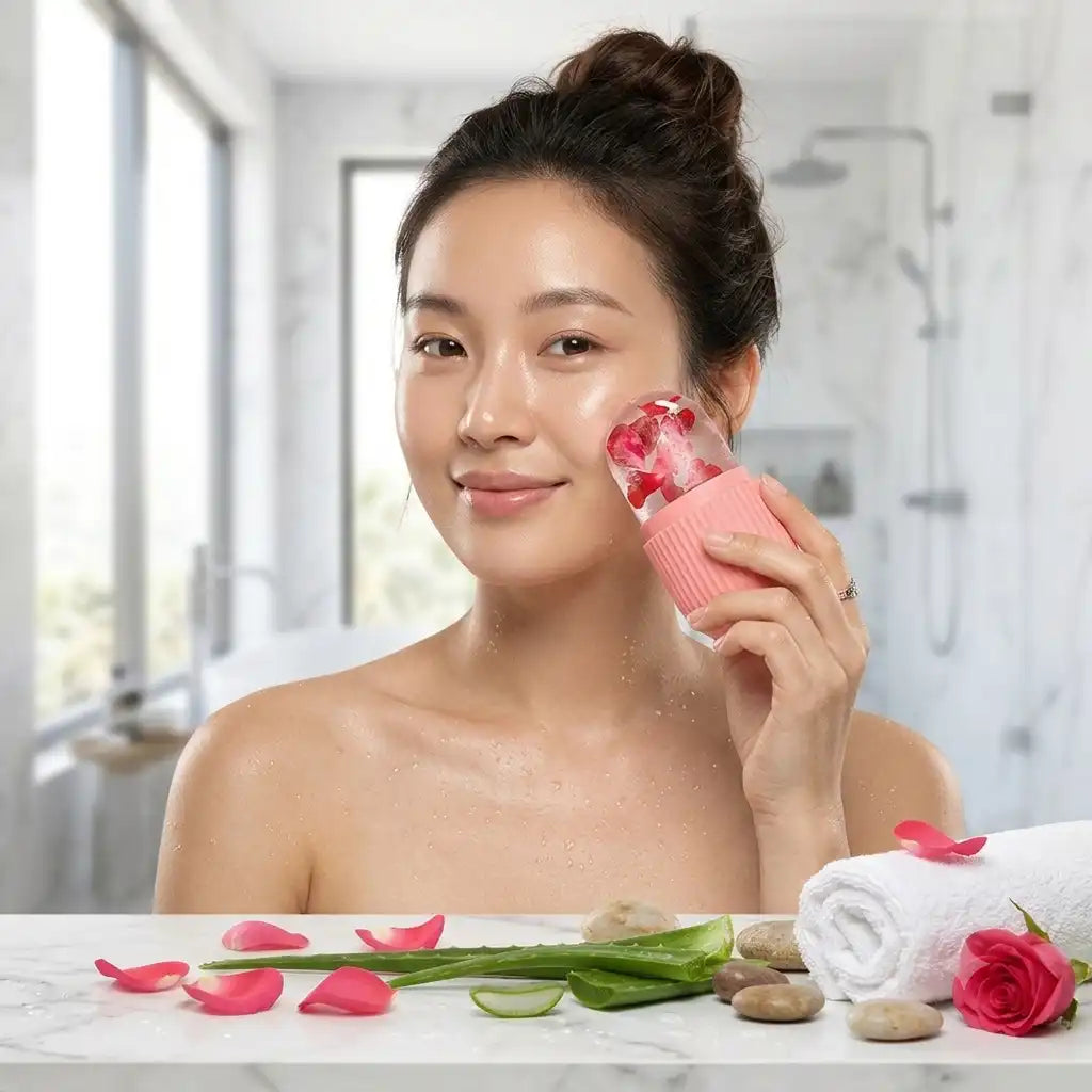 IceGlow Facial™️ - El ritual de hielo que reafirma, desinflama y da brillo en 5 minutos ❄️